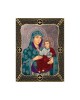 Virgin Mary Of Jerusalem with Grid Frame