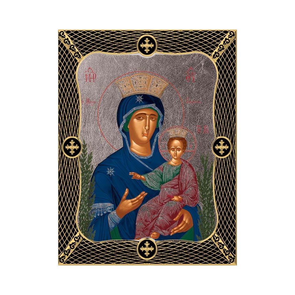 Virgin Mary Of Myrtle with Grid Frame