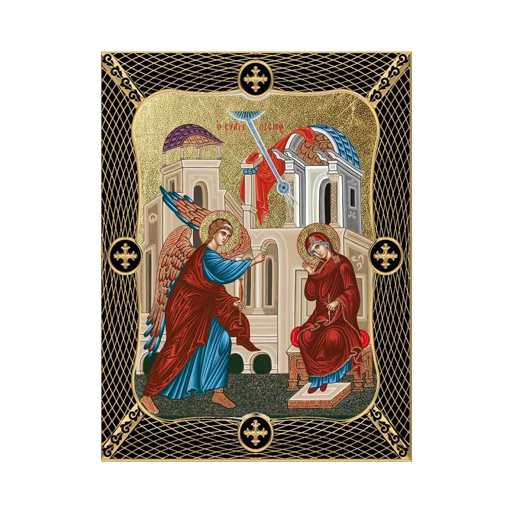 The Annunciation with Grid Frame