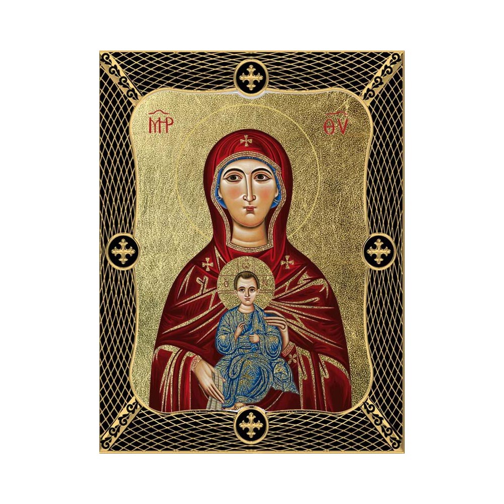 Virgin Mary Of Victory with Grid Frame