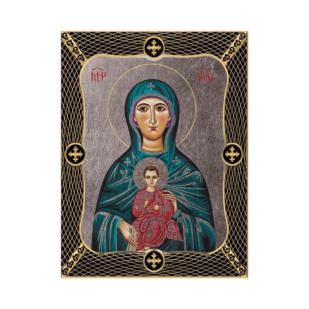 Virgin Mary Of Victory with Grid Frame