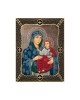 Virgin Mary Of Jerusalem with Grid Frame