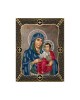 Virgin Mary Of Jerusalem with Grid Frame