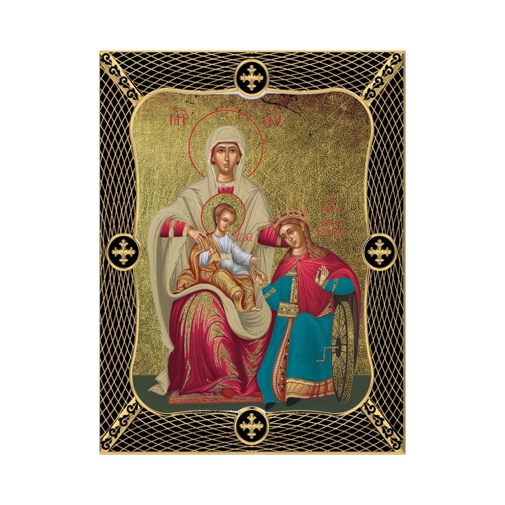 Saint Catherine with Grid Frame