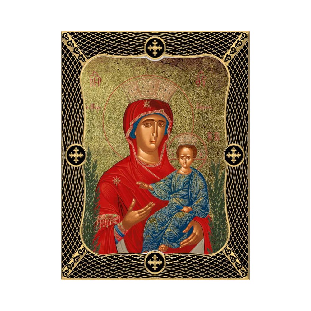 Virgin Mary Of Myrtle with Grid Frame