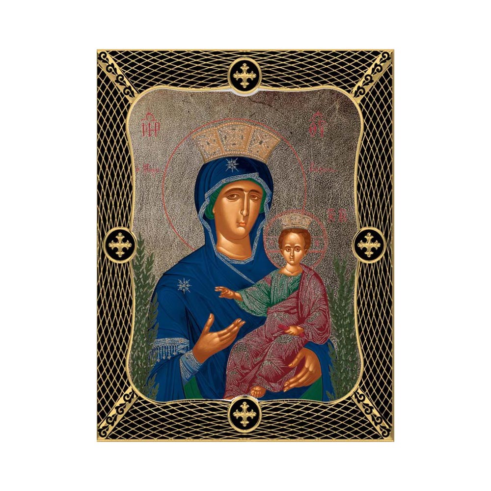 Virgin Mary Of Myrtle with Grid Frame