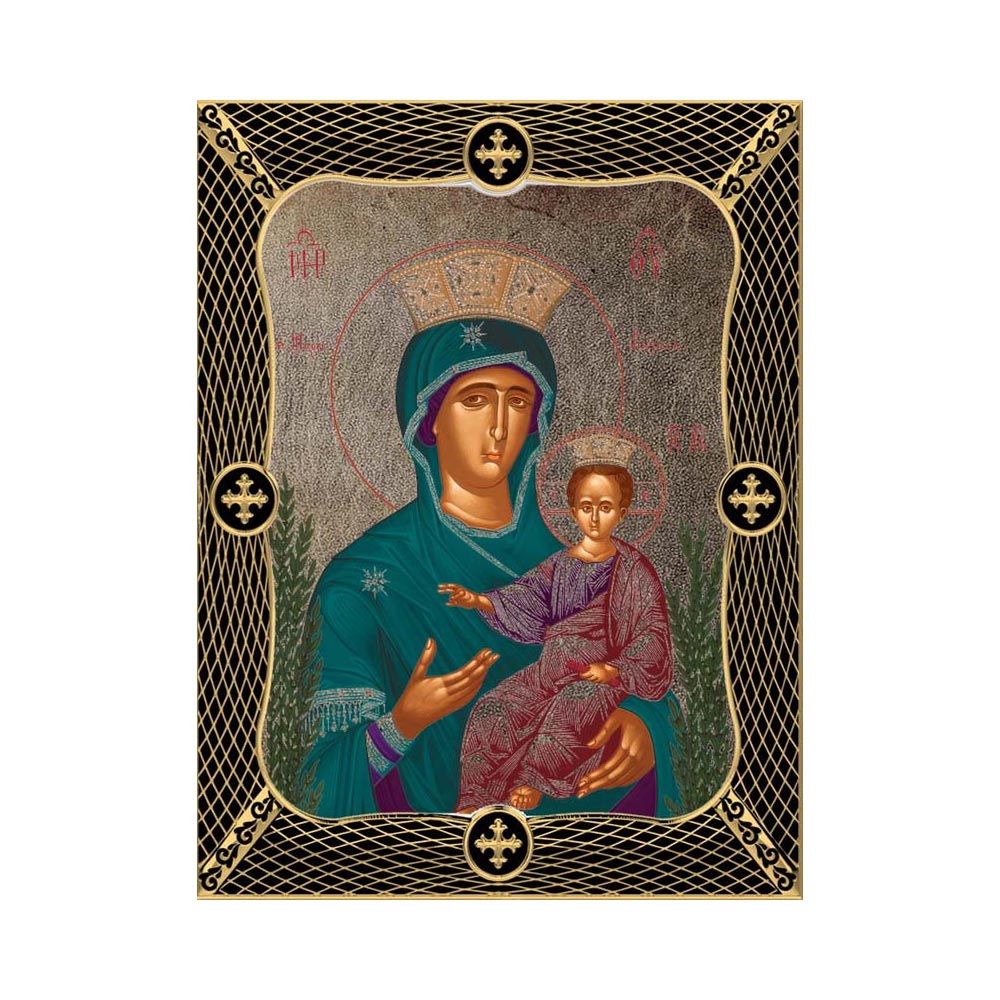 Virgin Mary Of Myrtle with Grid Frame