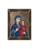 Virgin Mary Hodegetria with Grid Frame