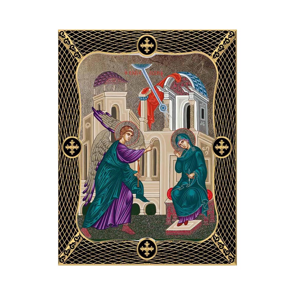 The Annunciation with Grid Frame