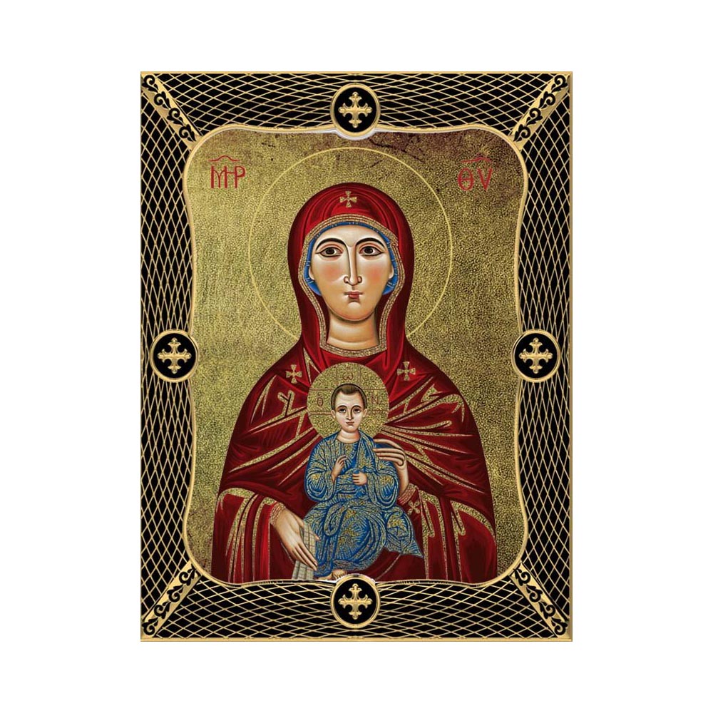 Virgin Mary Of Victory with Grid Frame