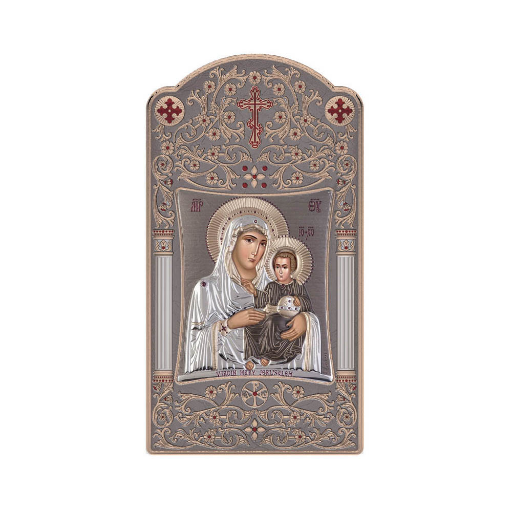 Παναγία Ιεροσολυμίτισσα με Κλασικό Μακρόστενο Στεφάνι