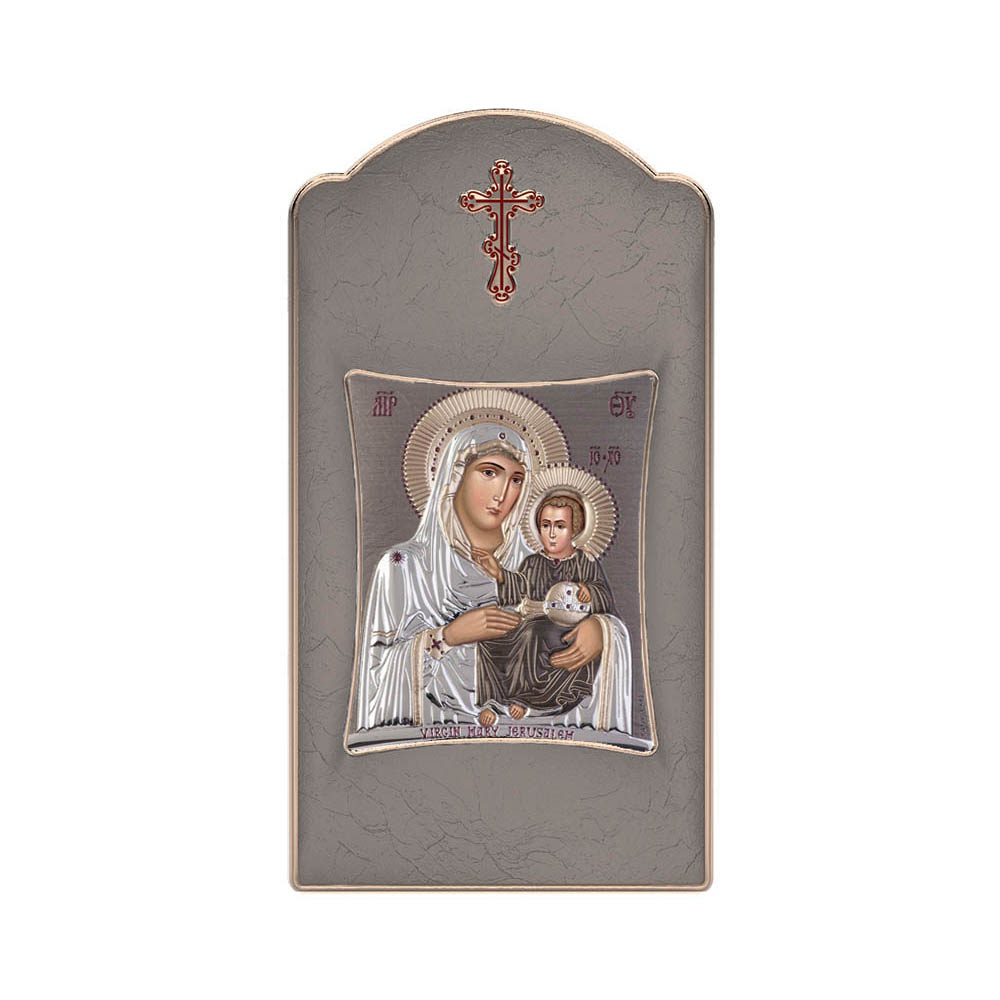 Virgin Mary Of Jerusalem with Modern Long Frame