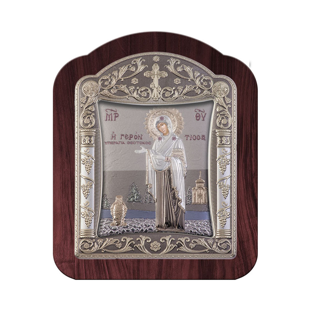 Virgin Old Woman with Classic Frame and Glass