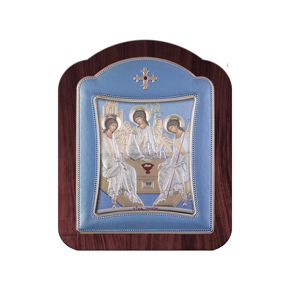 Holy Trinity with Modern Frame and Glass
