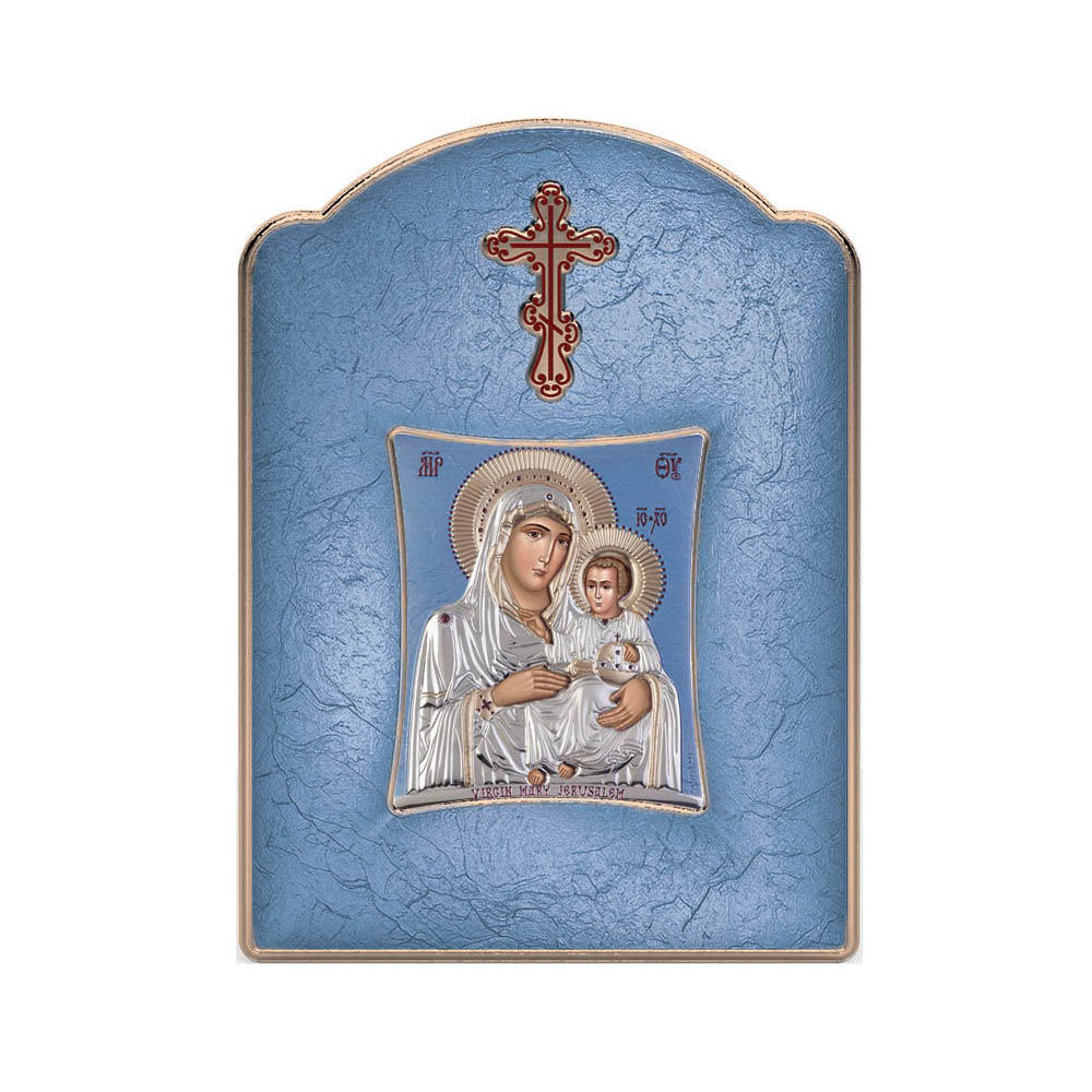 Virgin Mary Of Jerusalem with Modern Wide Frame