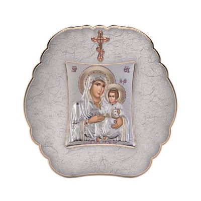 Παναγία Ιεροσολυμίτισσα με Μοντέρνο Στρογγυλό Στεφάνι