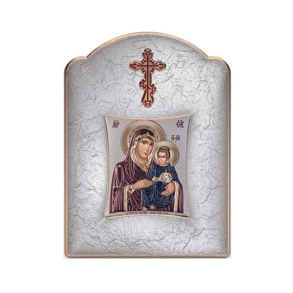 Virgin Mary Of Jerusalem with Modern Wide Frame