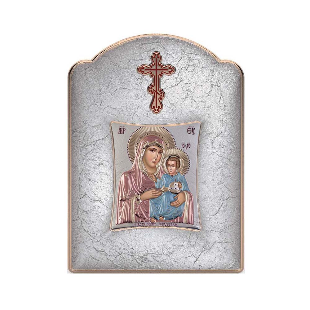 Virgin Mary Of Jerusalem with Modern Wide Frame