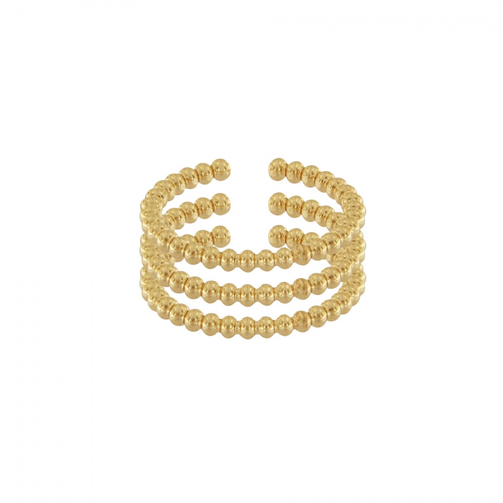 Bubble 3in1 Ring Gold Plating