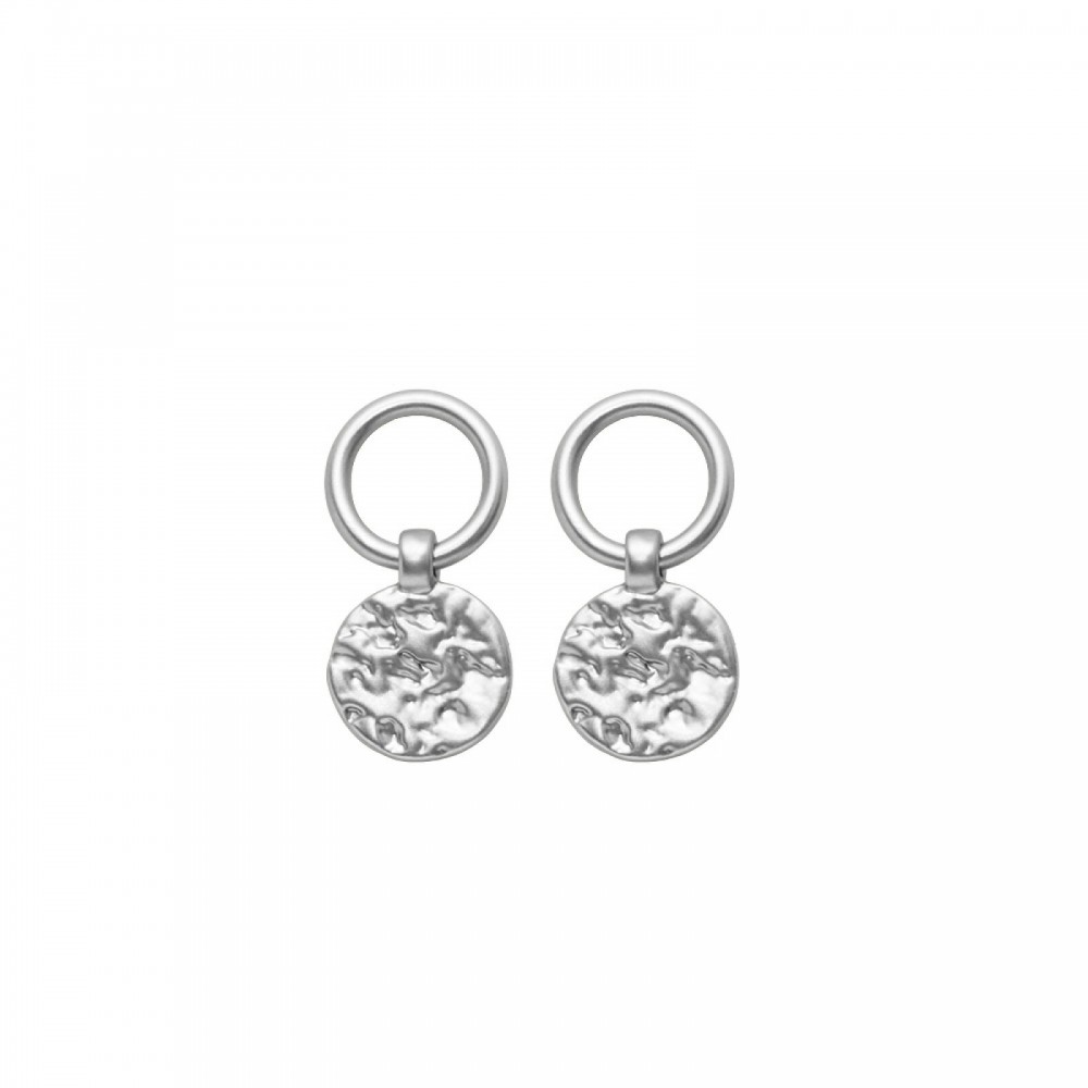 Amber Simple Earring Silver Plating