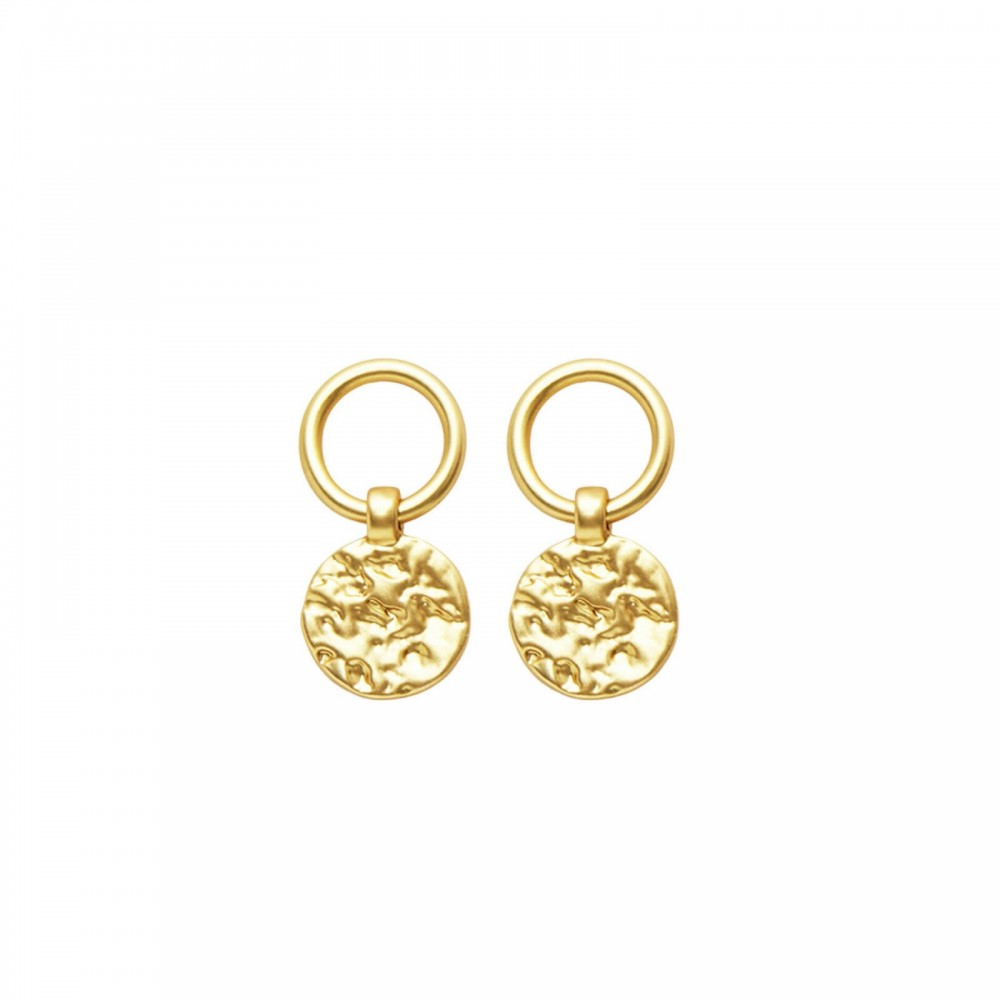 Amber Simple Earring Gold Plating