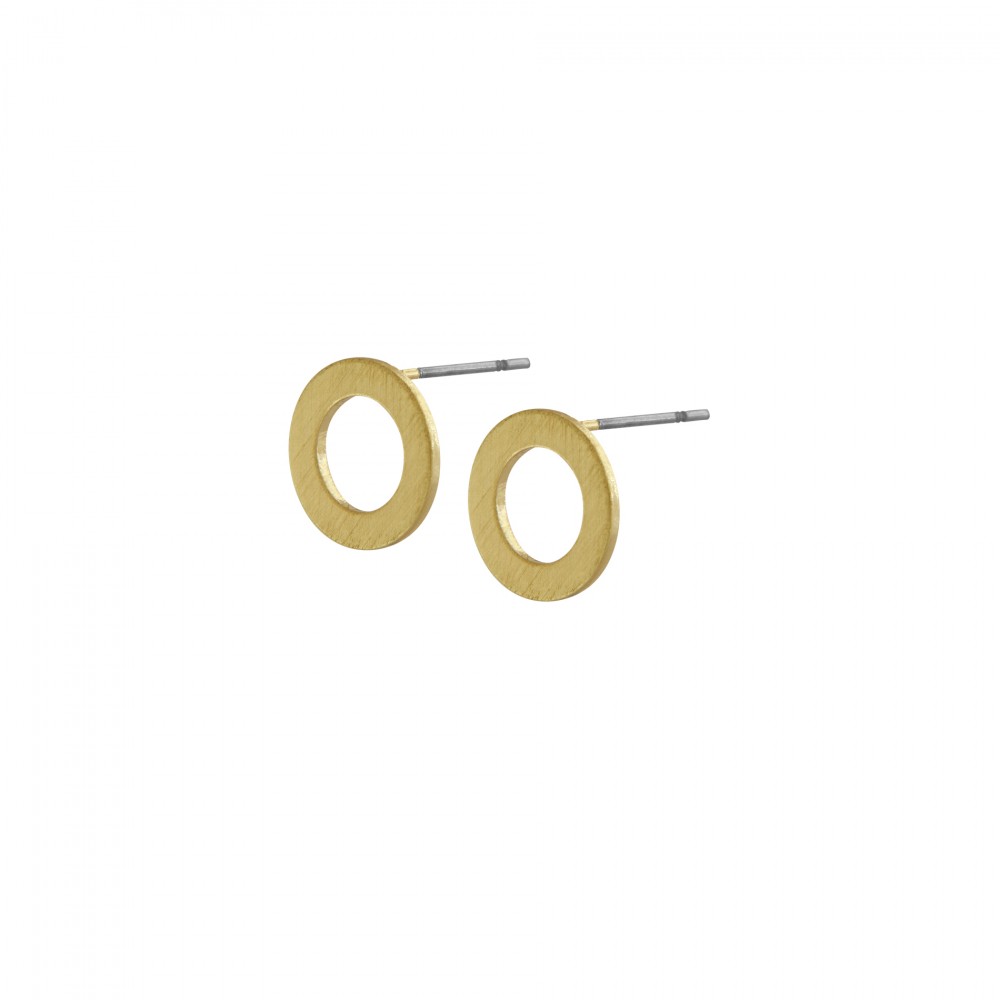 Theia Mini Open Dot Earring Gold Plating