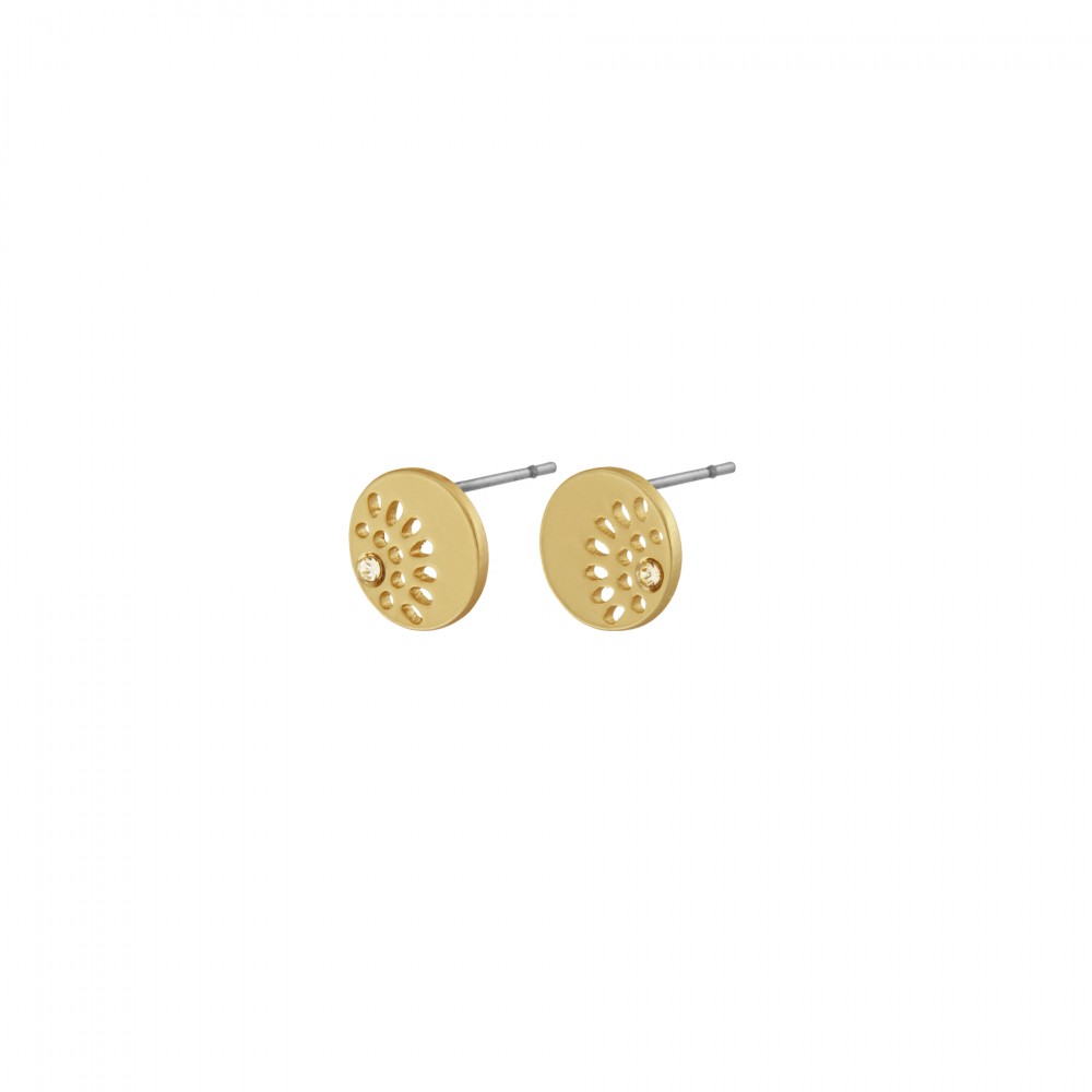 Daisy Simple Flower Earring Gold Plating