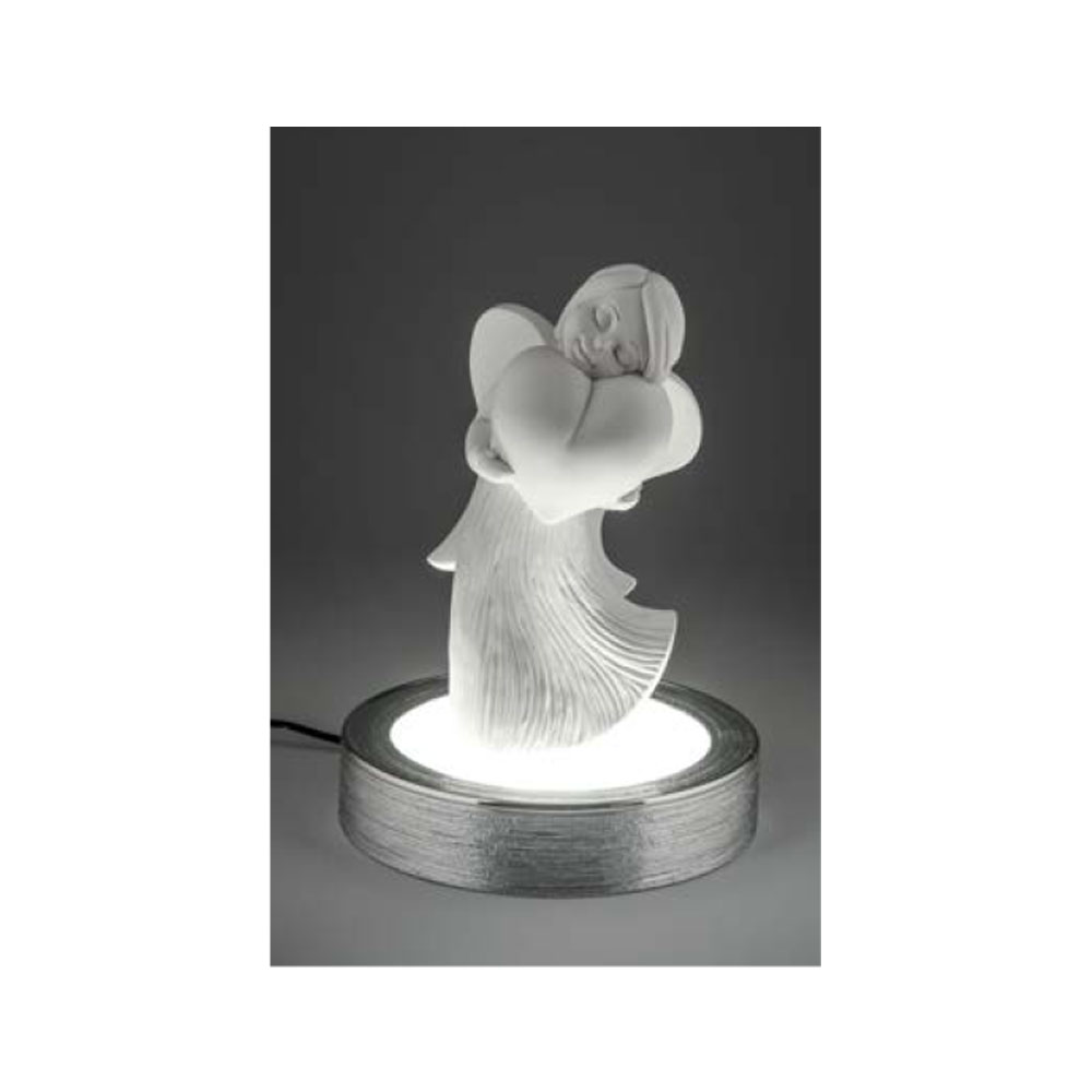 Table lamp little angel with heart