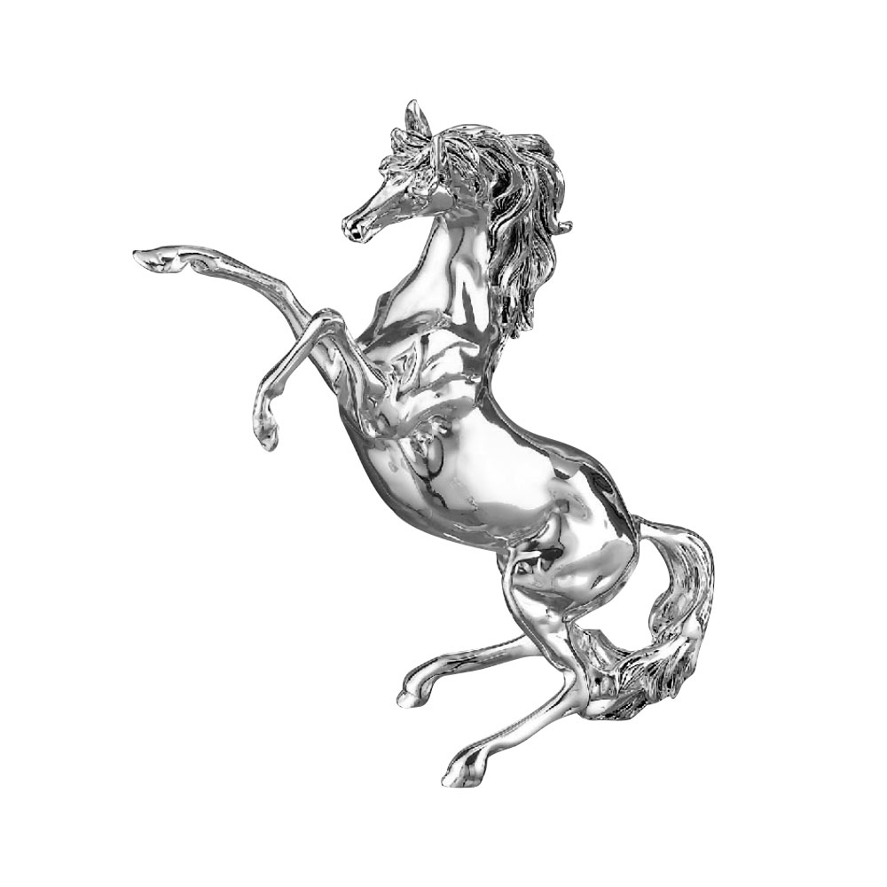 Επιτραπέζιο ασημένιο διακοσμητικό άλογο