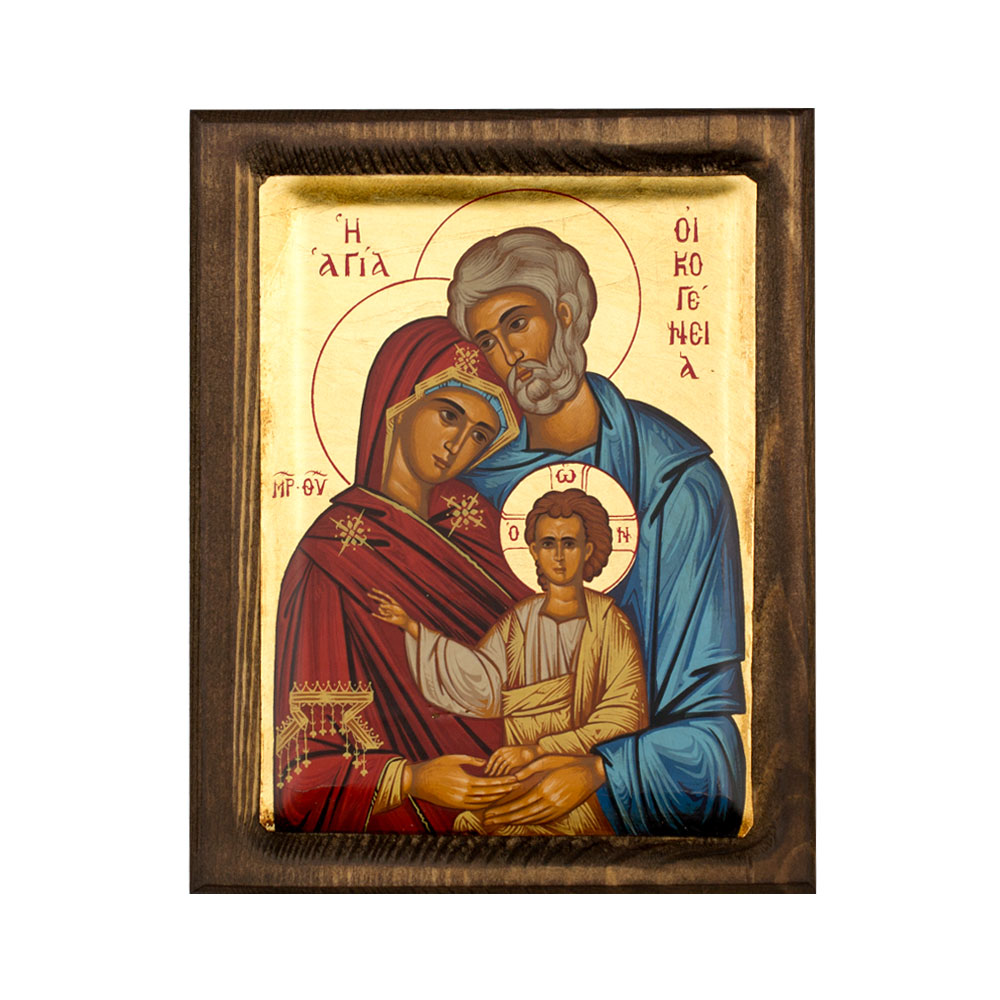 Holy Family in Vintage Style