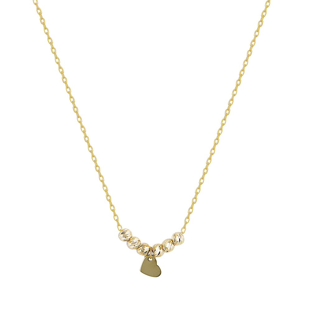 Heart Necklace in Gold 9K