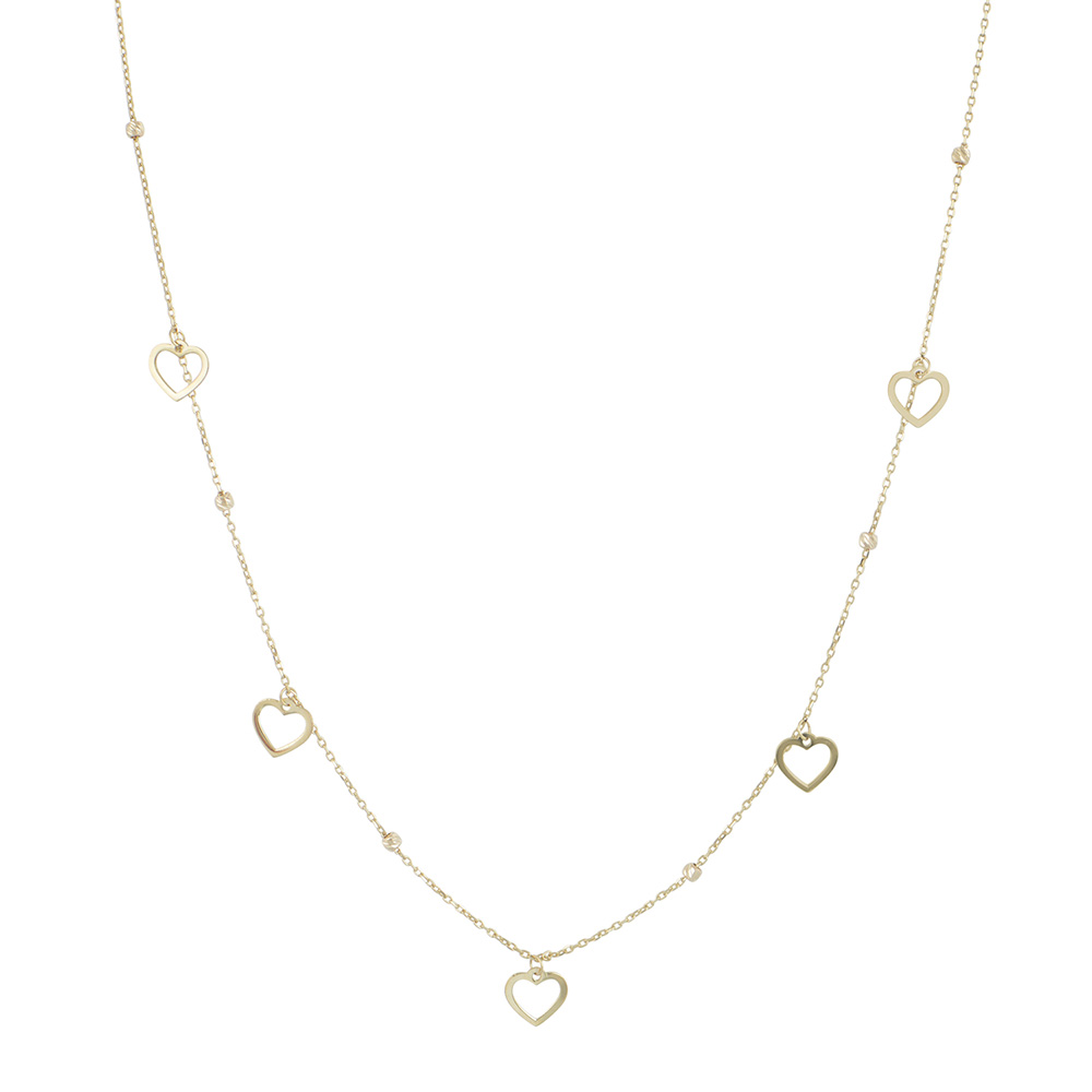 Heart Necklace in Gold 9K