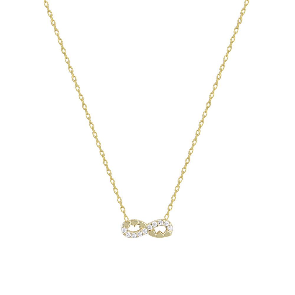 infinity Necklace in Gold 9K
