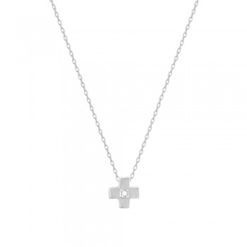 Cross Necklace in Gold 9K