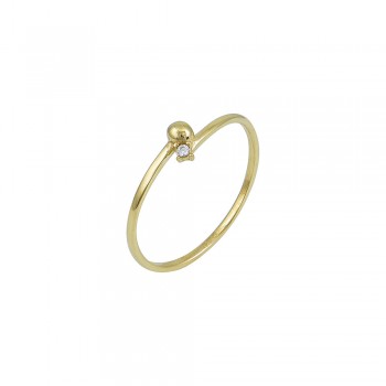 Bypass Ring in Gold 9K