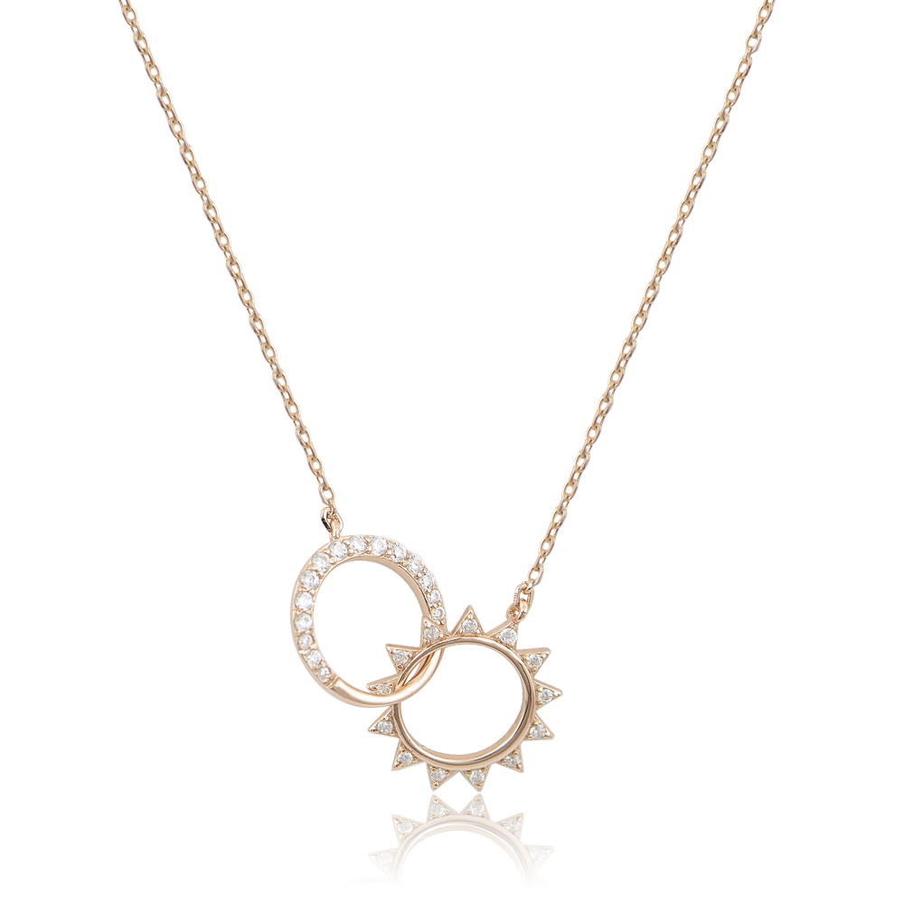 Circle Necklace in Silver 925