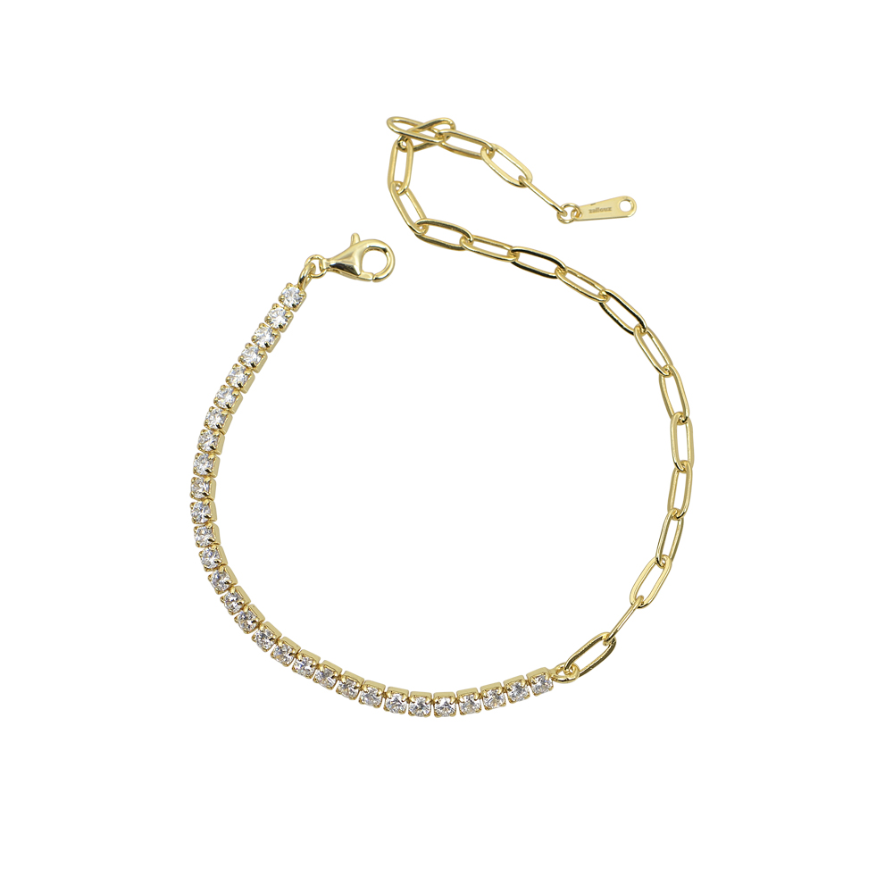 Riviera-Chain Bracelet in Silver 925
