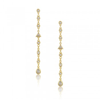 Drop Earrings in Silver 925