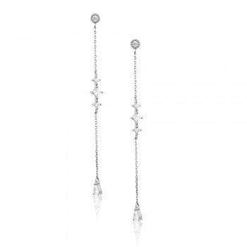 Drop Earrings in Silver 925
