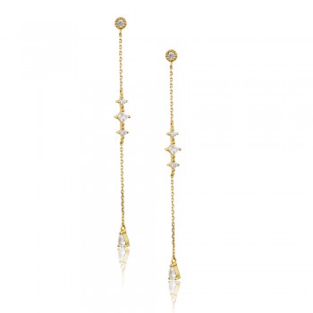 Drop Earrings in Silver 925