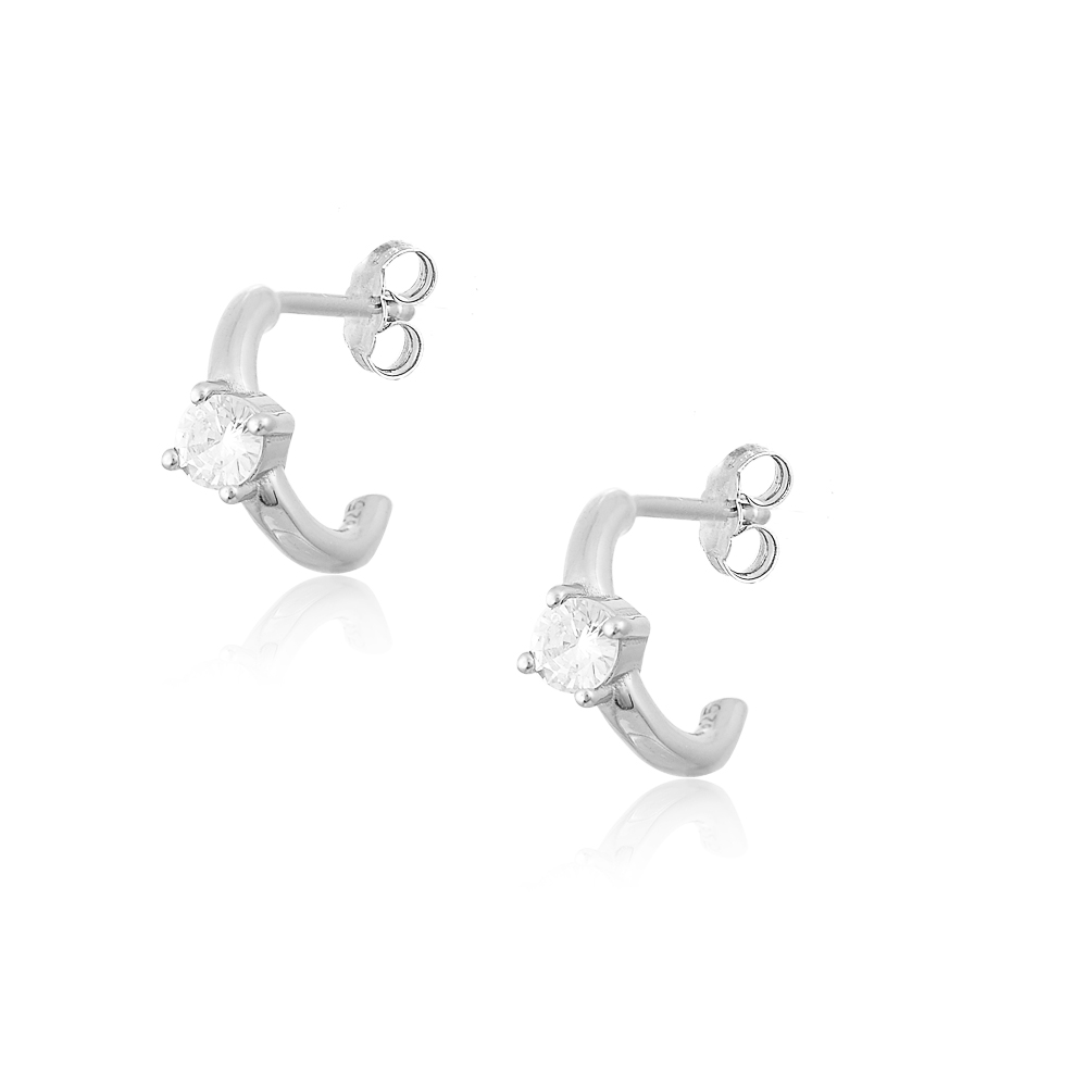Ear Cuff Earrings in Silver 925