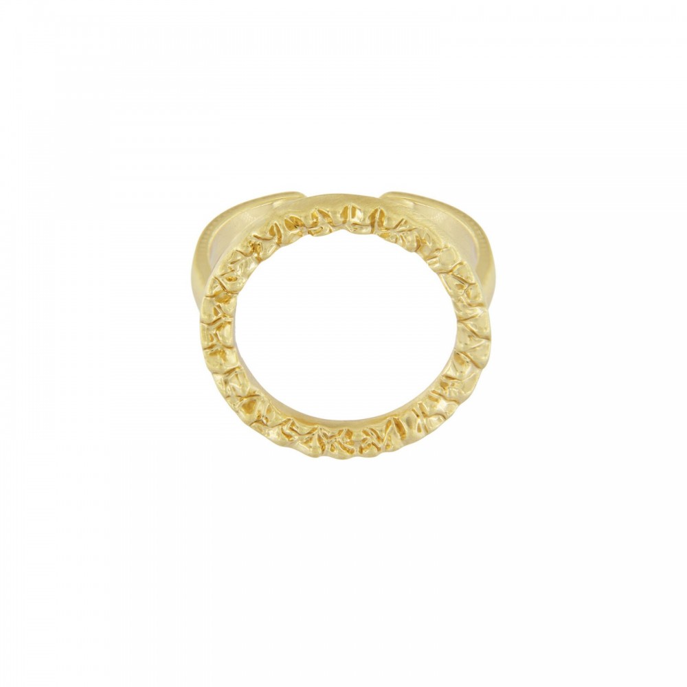Cecil Circle Ring Gold Plating