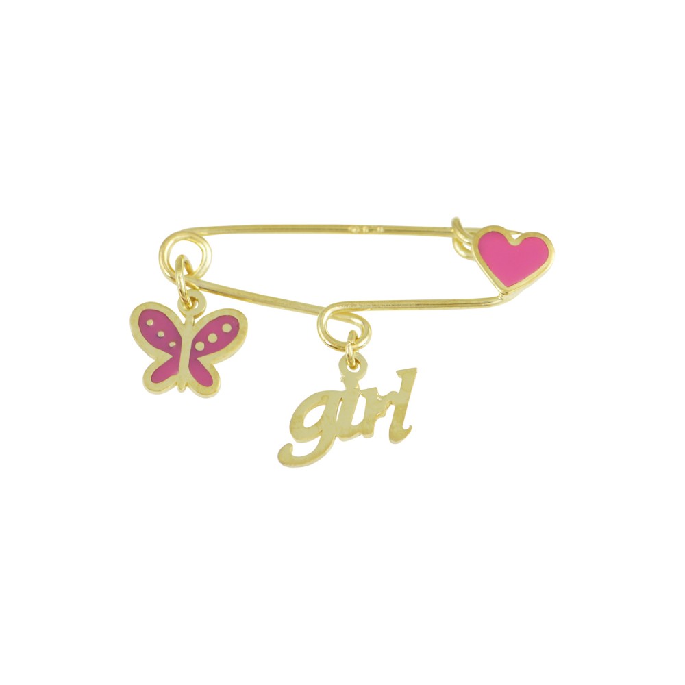 Girl's Pin from 14 Karat Gold